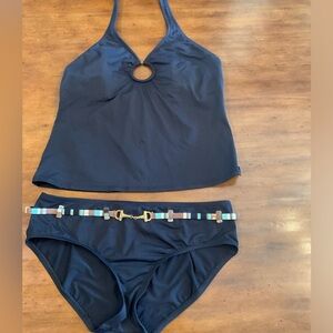 Anne Cole Women’s Black Tankini Set, Size 14